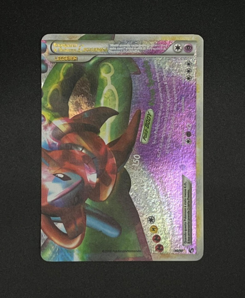 Pokemon Card Deoxys and rayquaza legend 90/90 Italian Excellent rare holo Pokemon Card Deoxys and rayquaza legend 90/90 Italian Excellent rare holo