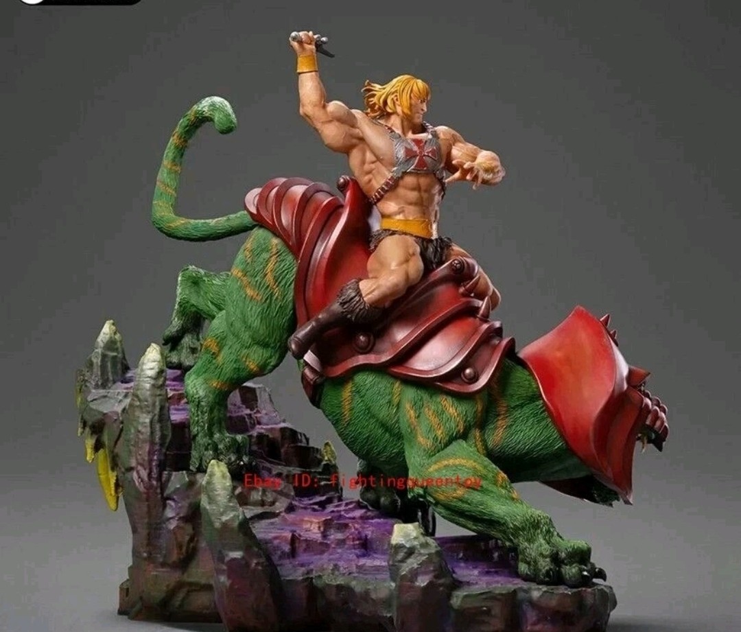 Iron Studios Masters of the Universe 1/10 Scale He-man and Battle Cat Statue