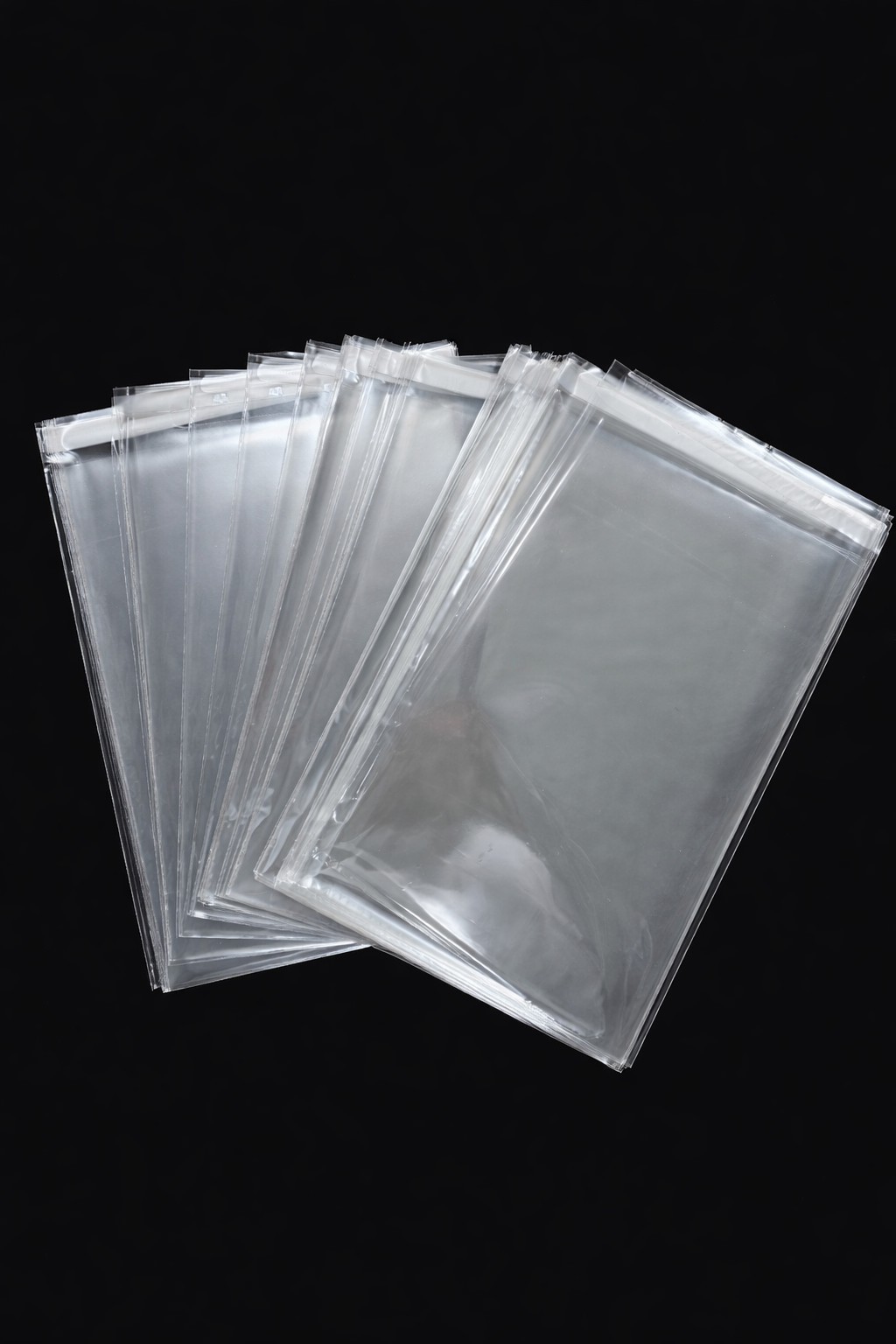 200 Clear Self Sealing Adhesive Cello Bags 9x12 Resealable Cellophane  Poly Bag