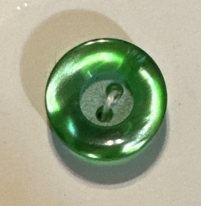 Vtg Le Chic #3004 7/16” Lt. Green 2 Hole Buttons NOS