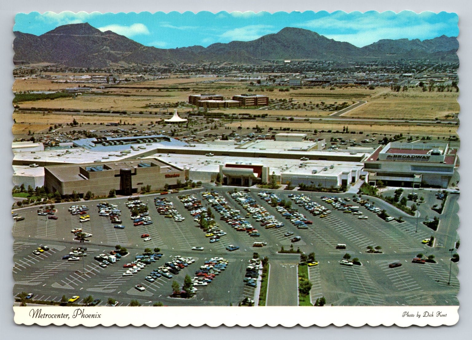 Vintage 1976 Metrocenter Phoenix AZ Photochrome Postcard Dexter