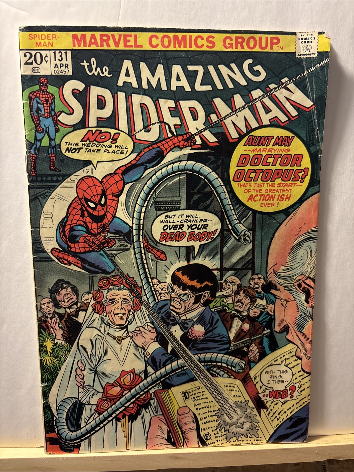 The Amazing Spider-Man #131 (Marvel Comics April 1974)GOOD The Amazing Spider-Man #131 (Marvel Comics April 1974)GOOD