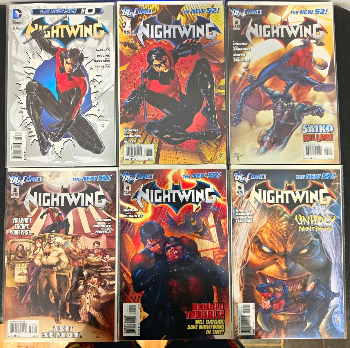 Nightwing #0-17 CONSECUTIVE RUN DC New 52 2011 Dick Grayson Kyle Higgins