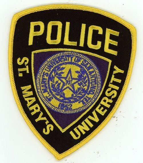 TEXAS TX ST MARYS UNIVERSITY POLICE NICE SHOULDER PATCH SHERIFF