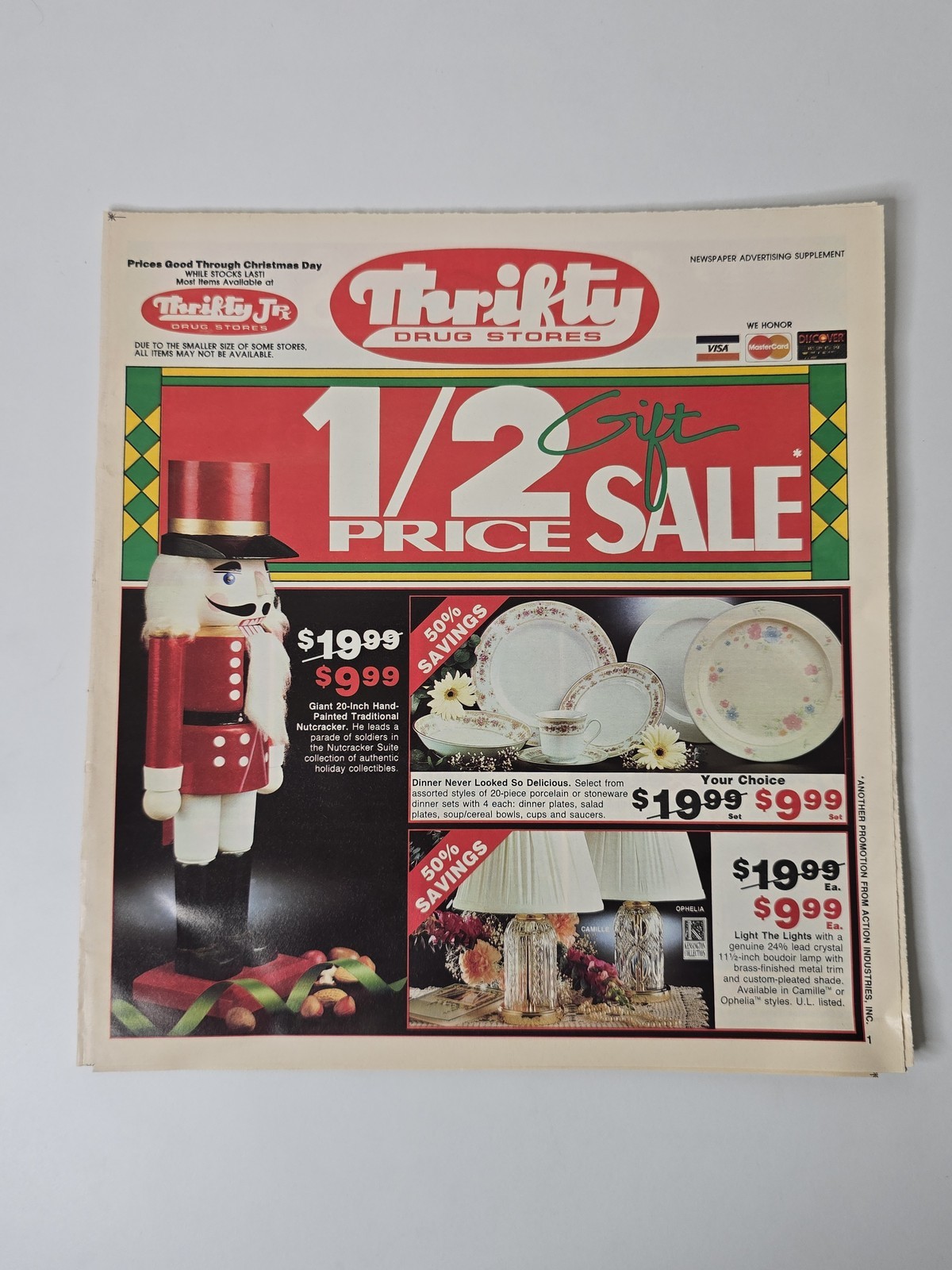 1989 Thrifty Drug Stores Christmas Catalog Sony Casio Gift Sale 16 Pages