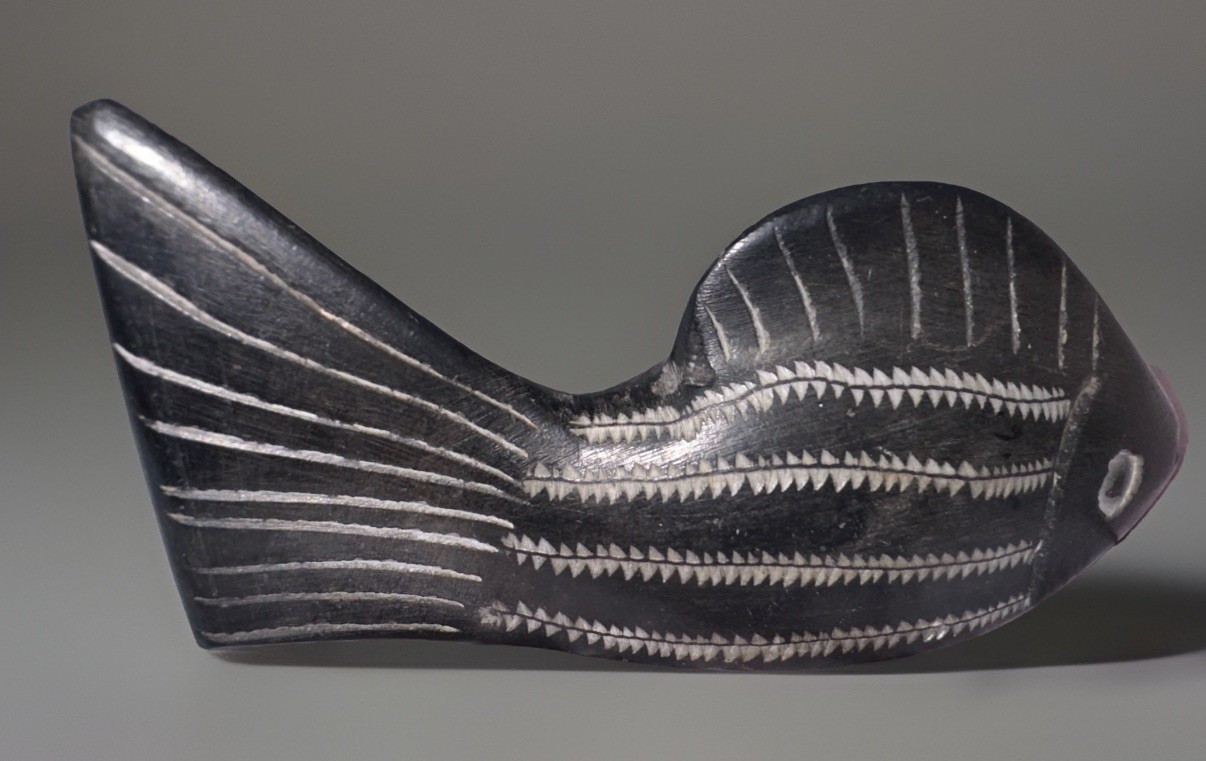 Vintage Shona Stone Sculpture Fish Zimbabwe African Art 3.5” Vintage Shona Stone Sculpture Fish Zimbabwe African Art 3.5”