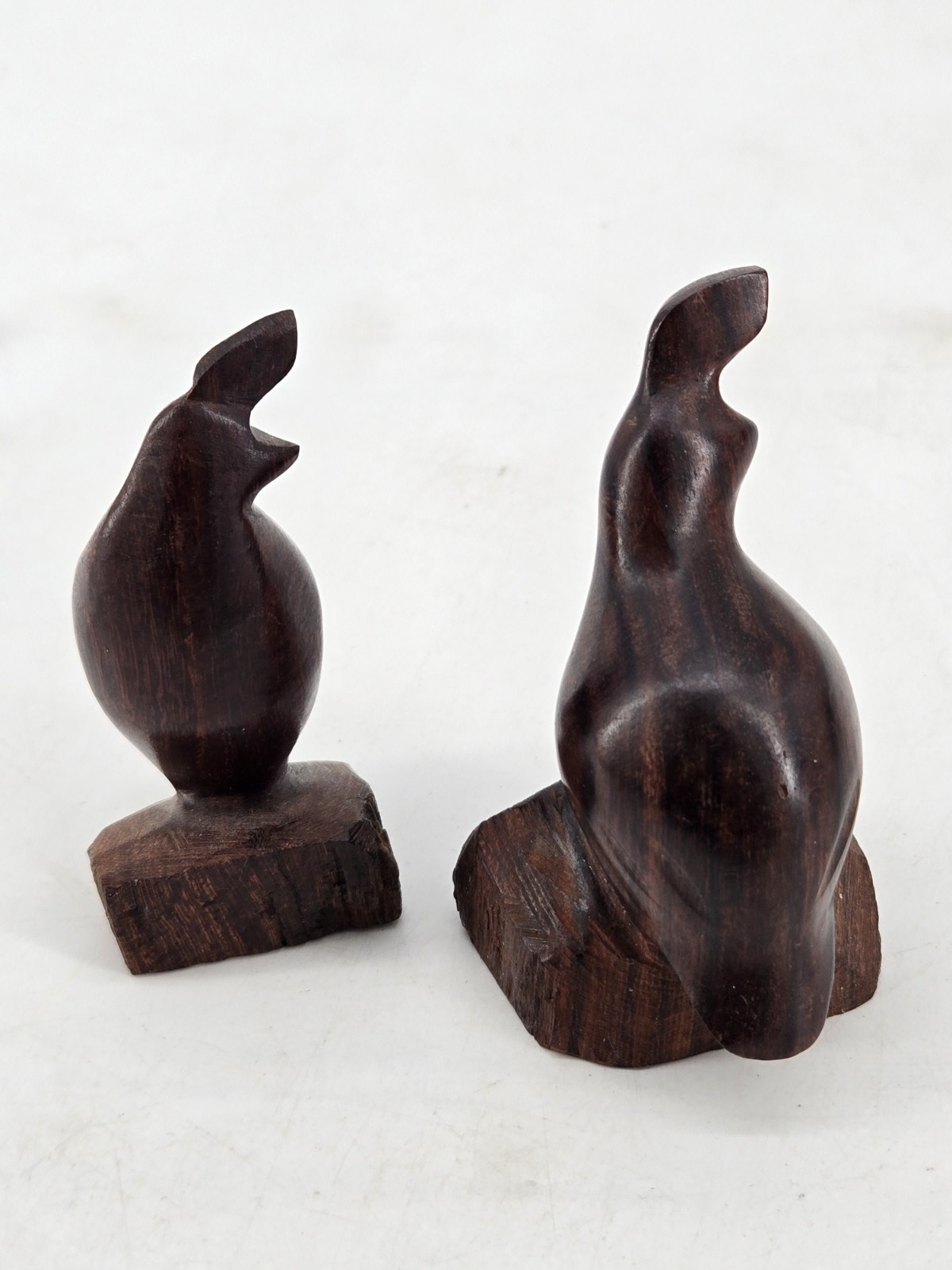 2 Vtg 1970s Mini Ironwood Hand Carved Quails Artisan Bird Desert Mexico 2 Vtg 1970s Mini Ironwood Hand Carved Quails Artisan Bird Desert Mexico