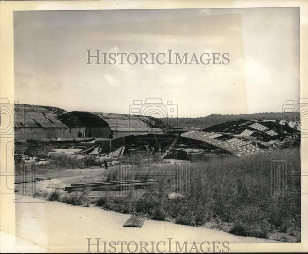 1954 Press Photo Abandoned Harmon Airfield on Guam, U.S. Territory - nox64714