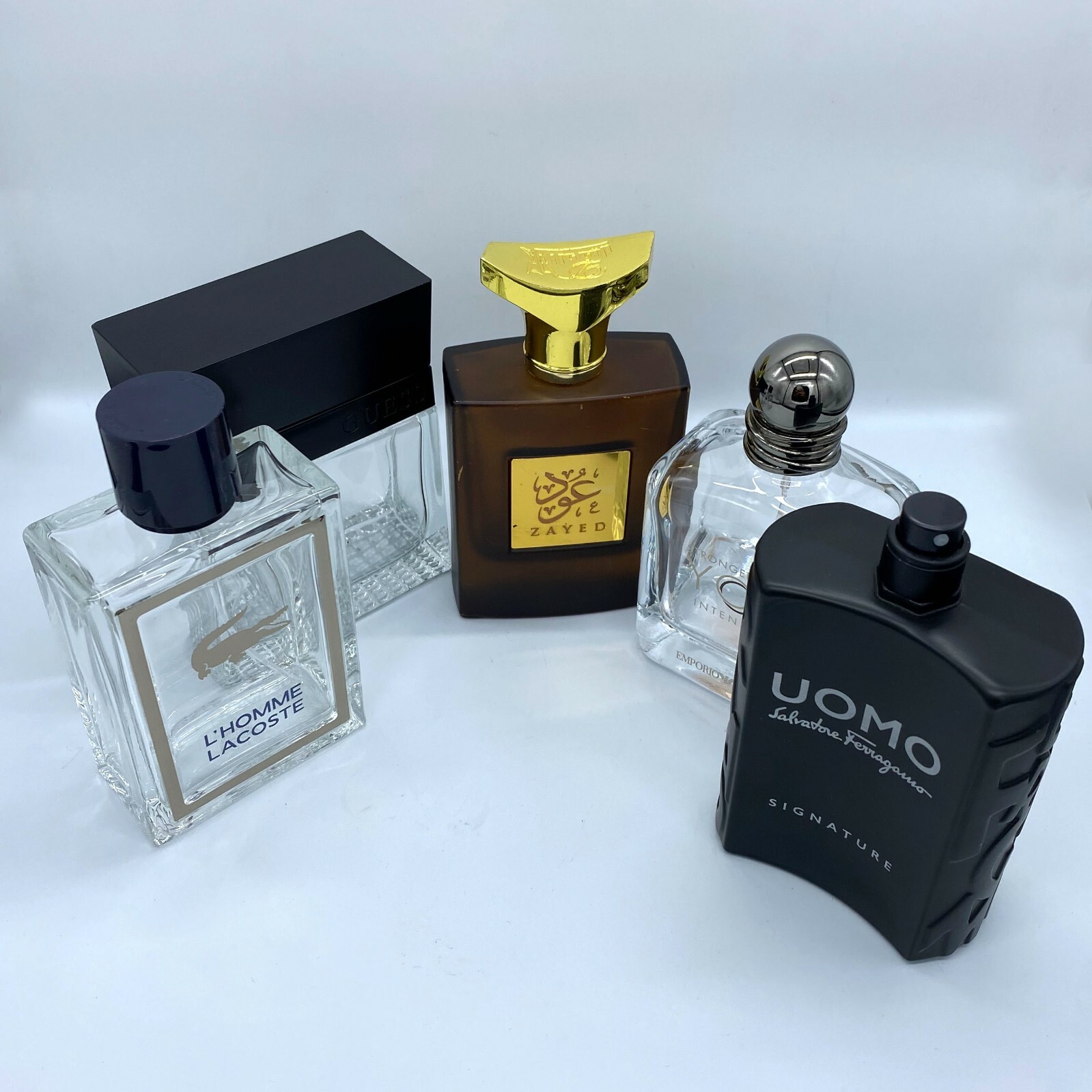 Armani Lacoste GuessEmpty Bottles Perfume Spray 100Ml 3.3Oz Refillable EDP EDT