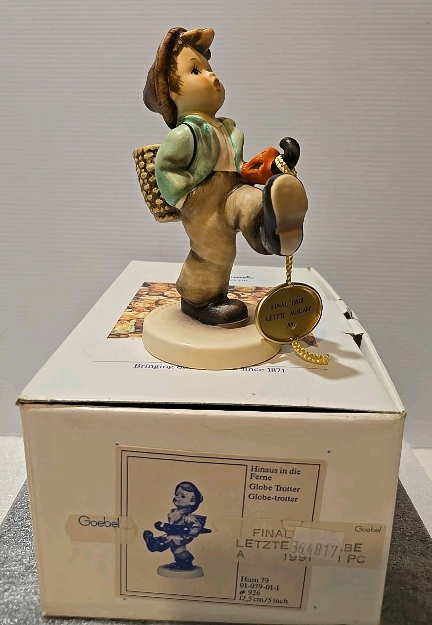 HUMMEL  GLOBE TROTTER #926 FINAL ISSUE  ORIGINAL BOX  excellent condition