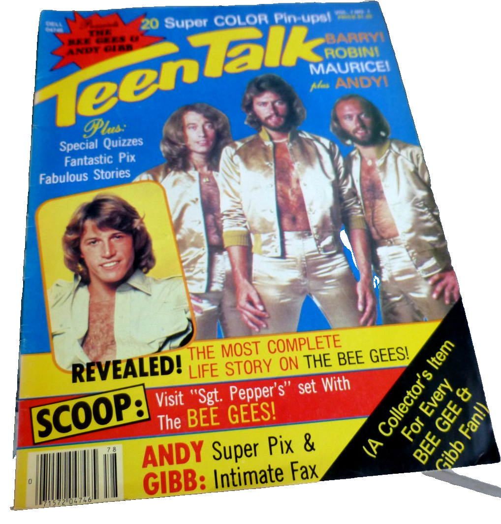 VINTAGE MAGAZINE TEEN TALK VOL. 1 NO. 1 BEE GEES & ANDY GIBB 1978? VINTAGE MAGAZINE TEEN TALK VOL. 1 NO. 1 BEE GEES & ANDY GIBB 1978?