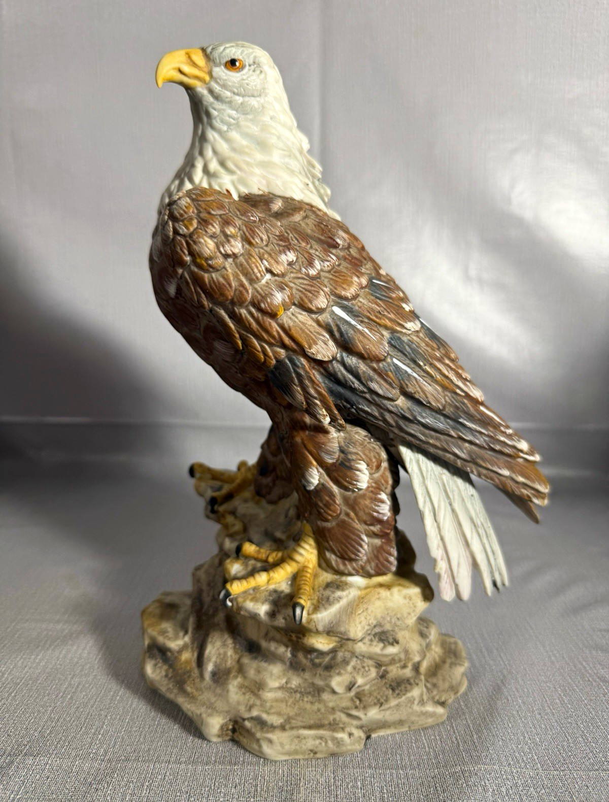 Vintage 1971 Hachiro Goto Originals Porcelain Bald Eagle Figurine