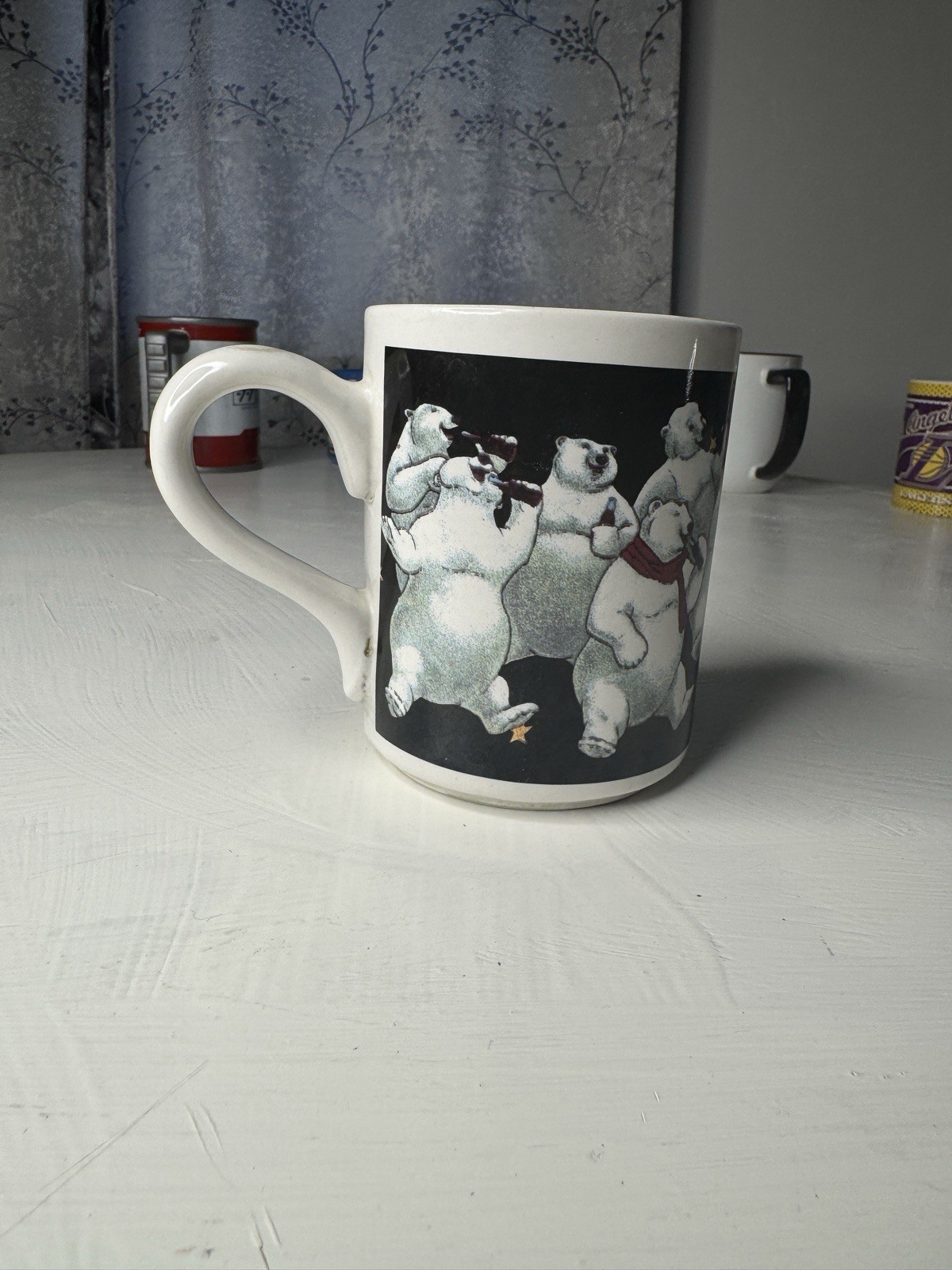 Vintage 1996 Coca Cola Polar Bears Gibson Coffee Mug Extra Large