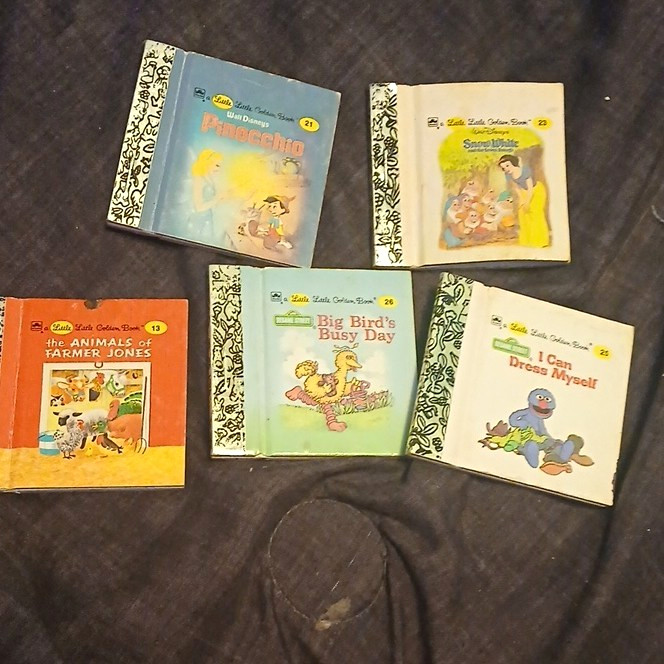 A Little Little Golden Book  5 Book Set Of Your Favorite  Classic Stories .