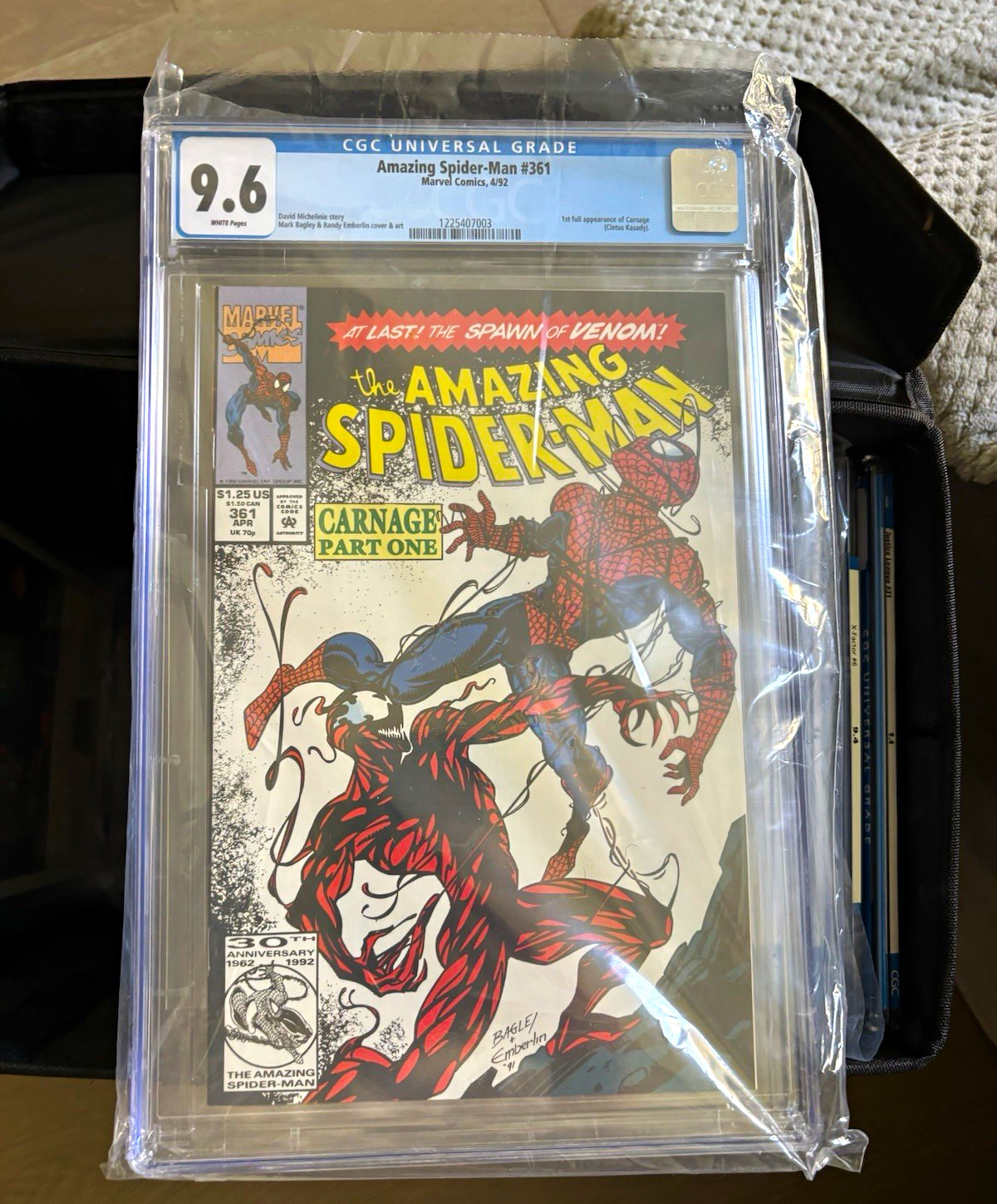 Marvel Amazing Spider-Man #361 (1992) 1st Full Carnage CGC 9.6 Near Mint+