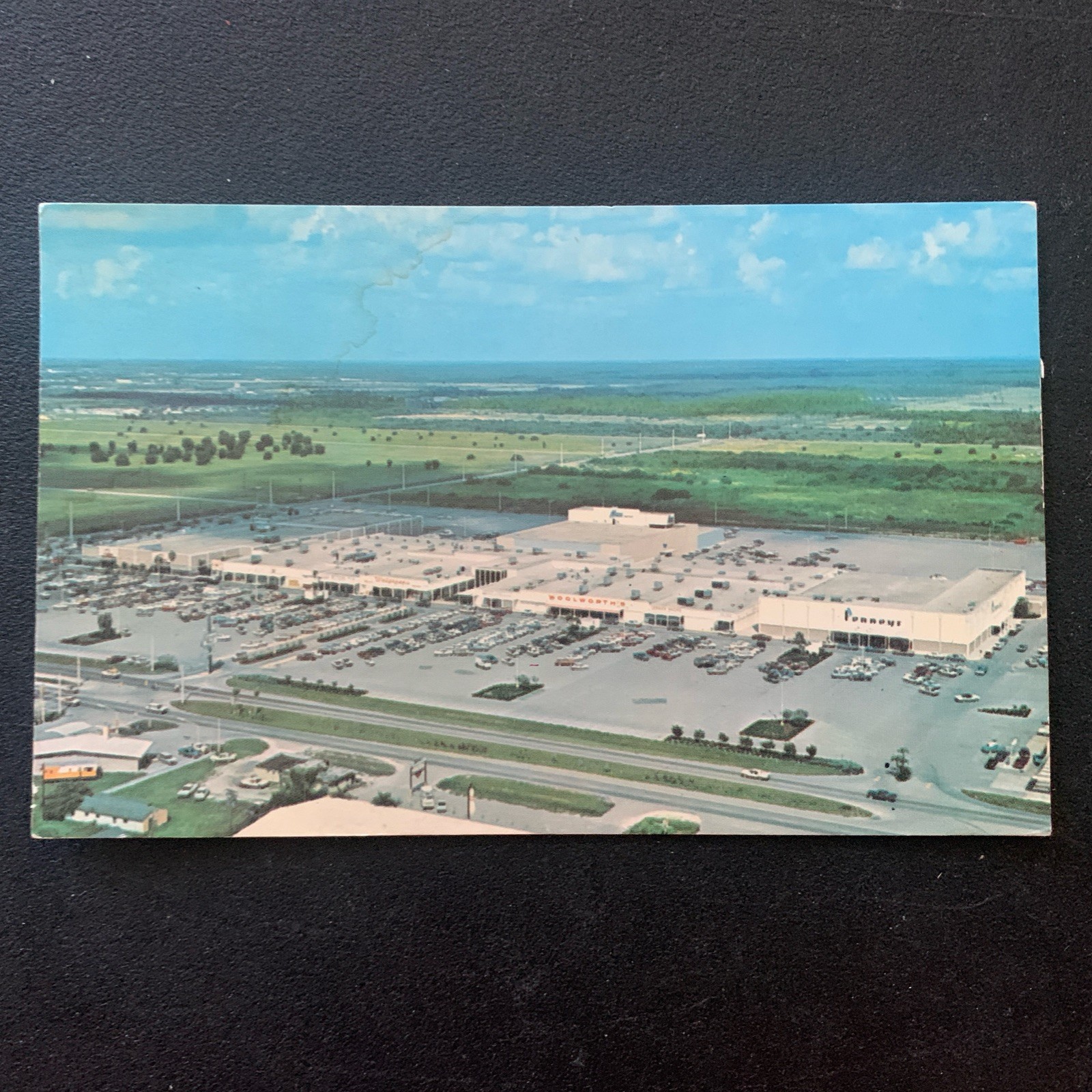 Vintage Postcard Aerial View Edison Mall Fort Meyers Florida Souvenir Vintage Postcard Aerial View Edison Mall Fort Meyers Florida Souvenir