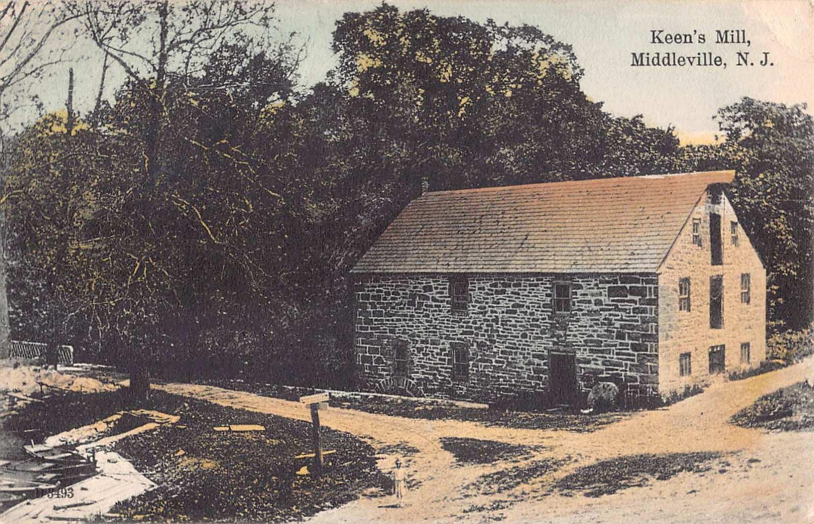 1914? Keen's Mill Middleville NJ post card