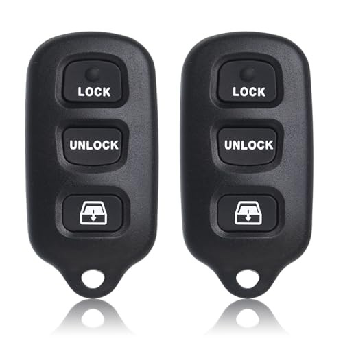 2PCS Key Fob Remote Replacement Fits for Toyota 4Runner 1999 2000 2001 2002 2003