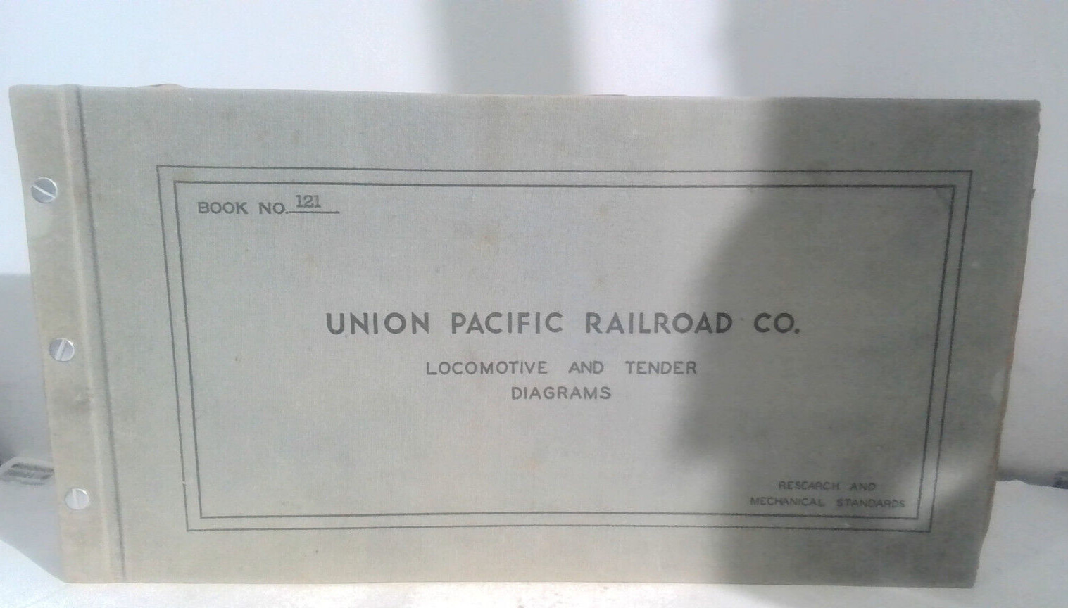 SUPER RARE Union Pacific RR CO Locomotive Tender & Diagrams Blueprints AMERICANA