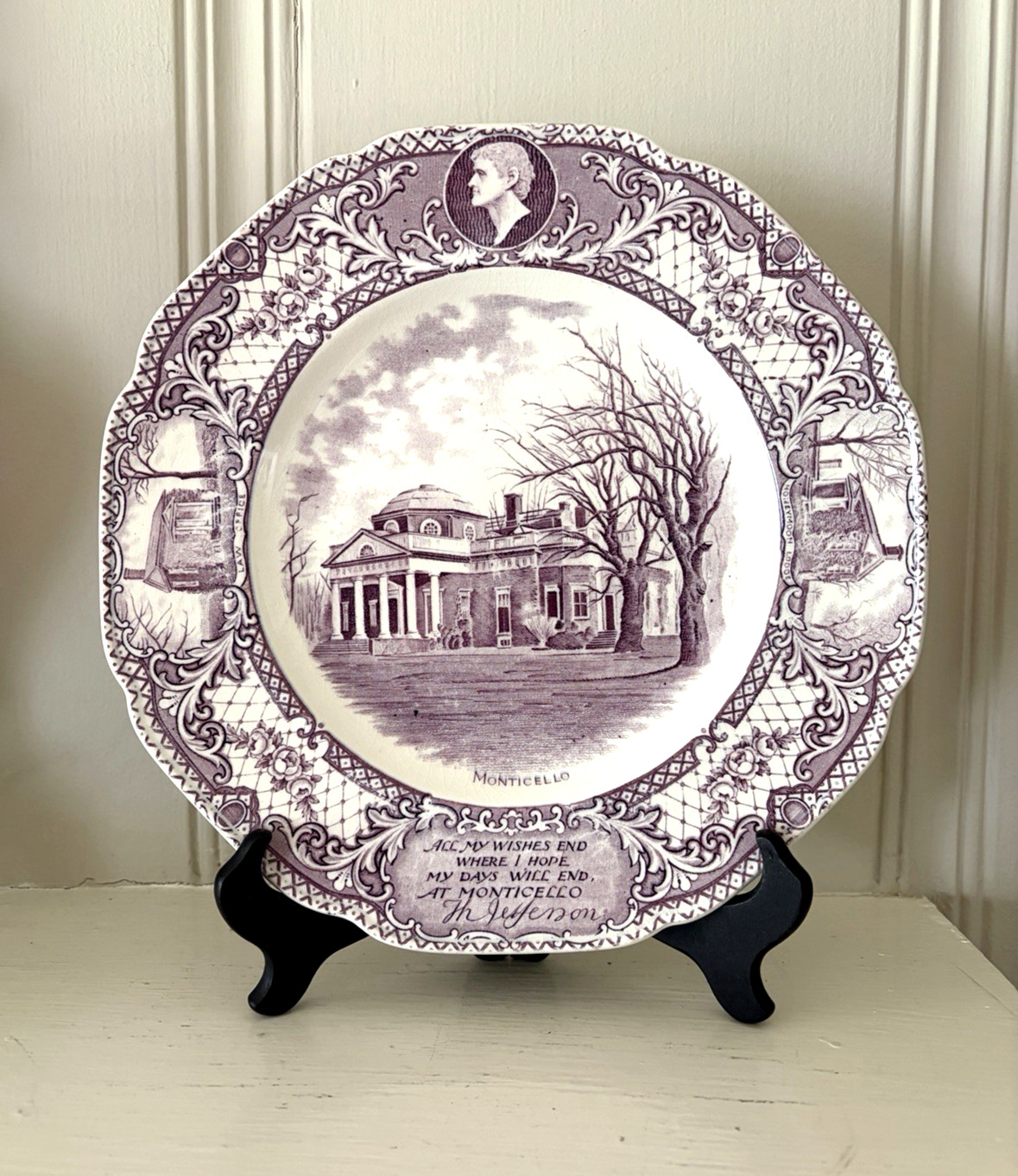 VINTAGE MONTICELLO THOMAS JEFFERSON 10 VINTAGE MONTICELLO THOMAS JEFFERSON 10