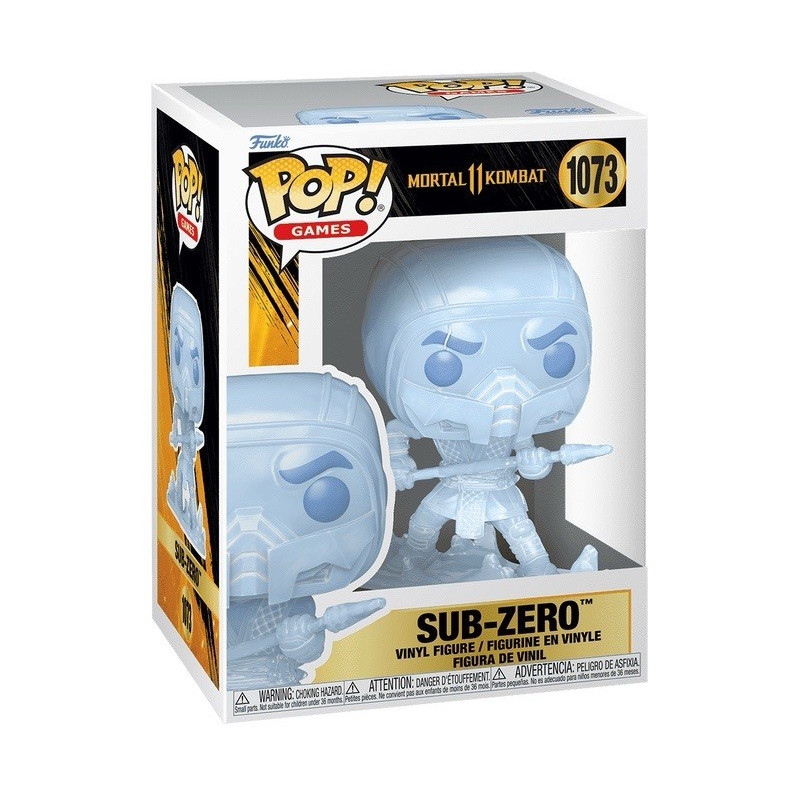 Funko Pop Games MK 11 Sub-Zero Translucent  + PROTECTOR