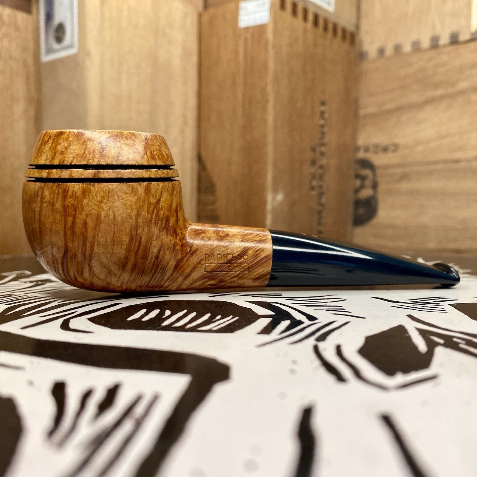 Radice Clear, Hand Made in Italy 🇮🇹 Hand Cut Ebonite Stem