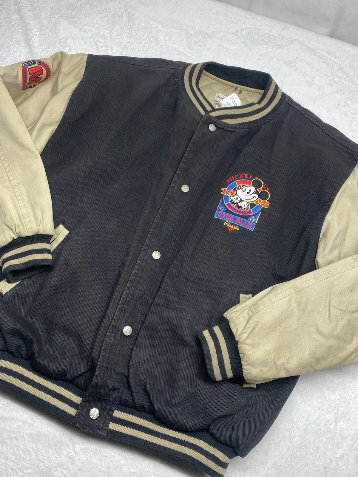 Vintage Disney Store Mickey Mouse True Blue Classic Jacket Size M 1990s Vintage Disney Store Mickey Mouse True Blue Classic Jacket Size M 1990s