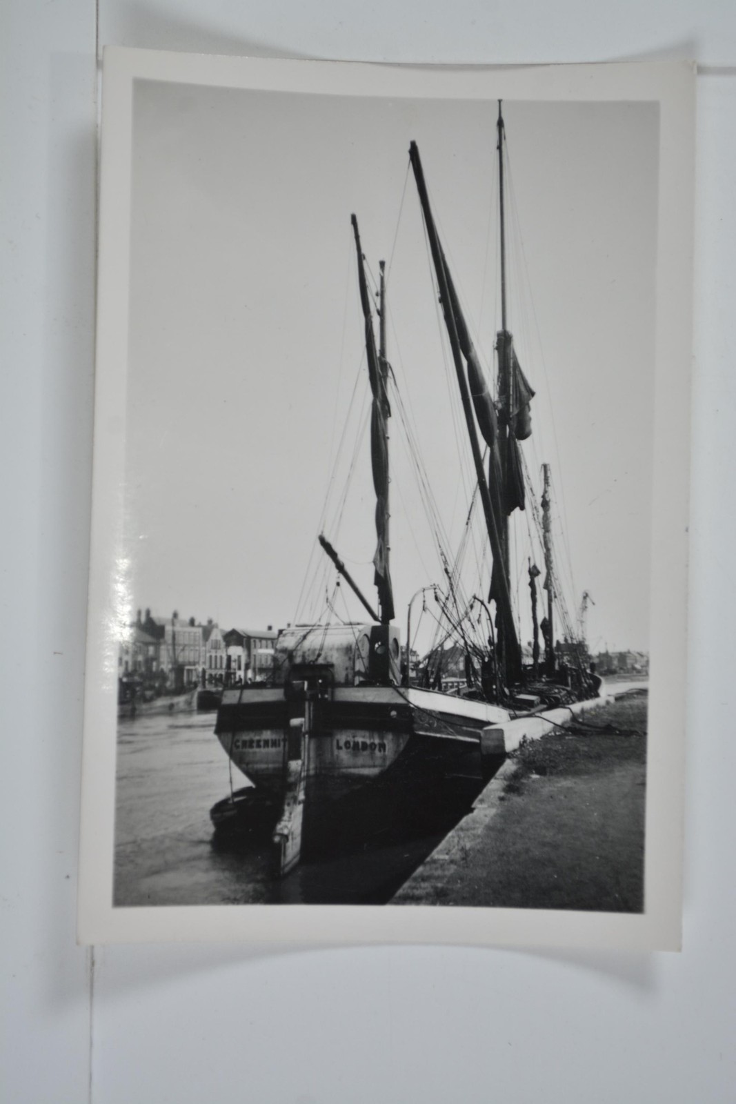 Thames Sailing Barge Greenhithe London Yarmouth Quay Photo
