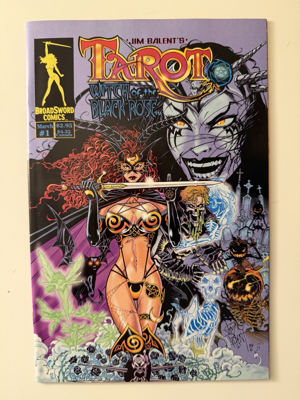 Tarot: Witch of the Black Rose #1 (BroadSword Comics) Jim Balent VF 