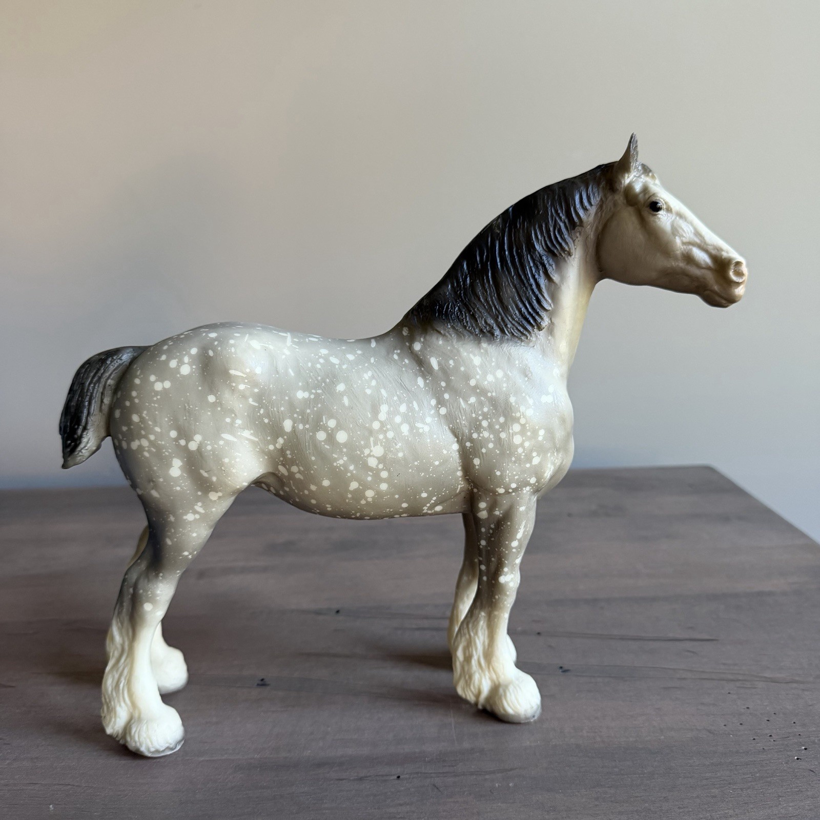 Vintage Breyer 1987 Dapple Grey Clydesdale Mare #83GR Special Run Matte Pinking Vintage Breyer 1987 Dapple Grey Clydesdale Mare #83GR Special Run Matte Pinking
