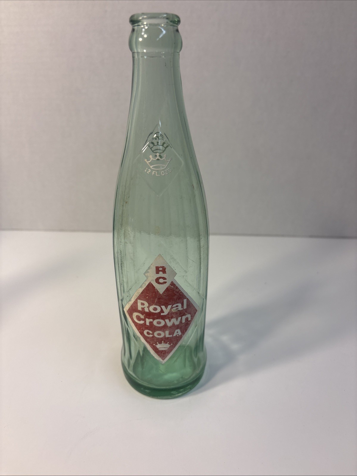 Vintage Royal Crown Cola RC 12oz Glass Bottle 1952