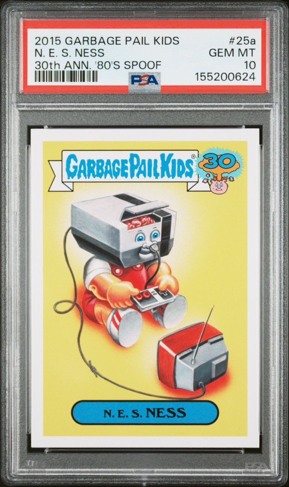 2015 Garbage Pail Kids 30th Anni. 80s N. E. S. NESS 25a PSA 10 GEM nintendo nes 2015 Garbage Pail Kids 30th Anni. 80s N. E. S. NESS 25a PSA 10 GEM nintendo nes