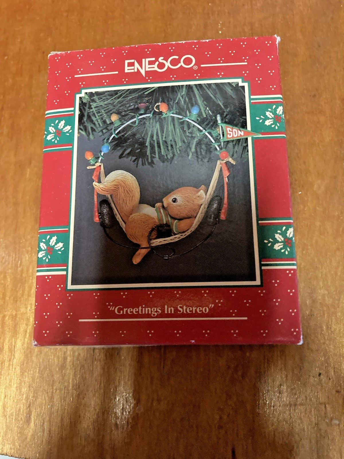ENESCO Treasury Christmas Ornament - GREETINGS IN STEREO  Holiday Gift