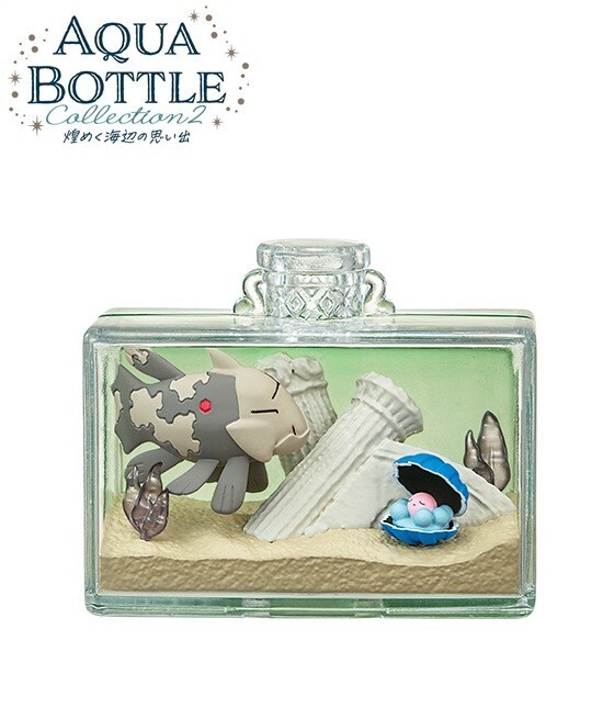 RE-MENT Pokemon Aqua Bottle Collection 2 Seaside Mini Figure Relicanth Clamperl RE-MENT Pokemon Aqua Bottle Collection 2 Seaside Mini Figure Relicanth Clamperl