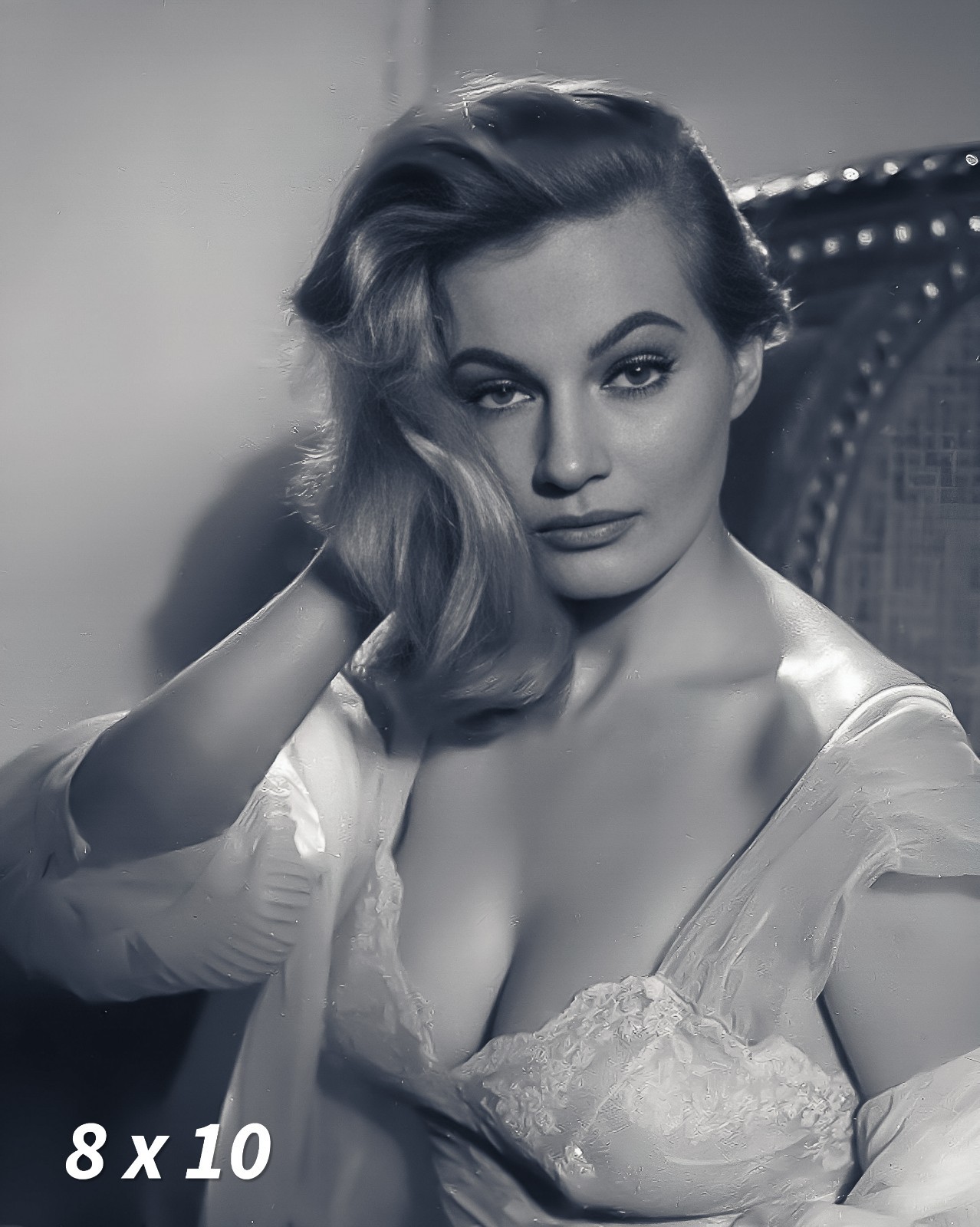 Vintage ANITA EKBERG 💜 8x10 Publicity Photo - 1950s Glamour Actress - StarPortr