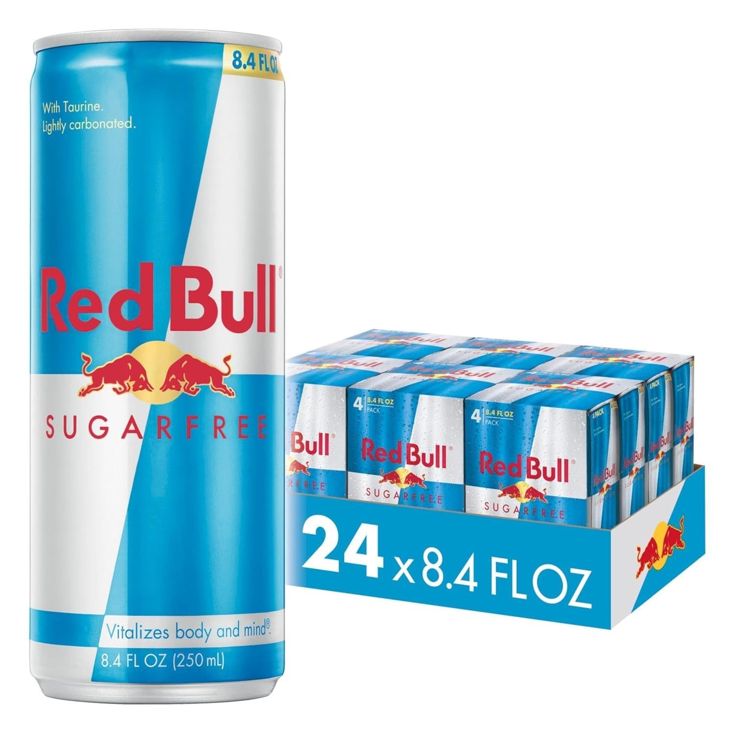 Red Bull Energy Drink Sugar Free 8.4 Fl oz. (Pack of 24) Fast DELIVERY Red Bull Energy Drink Sugar Free 8.4 Fl oz. (Pack of 24) Fast DELIVERY