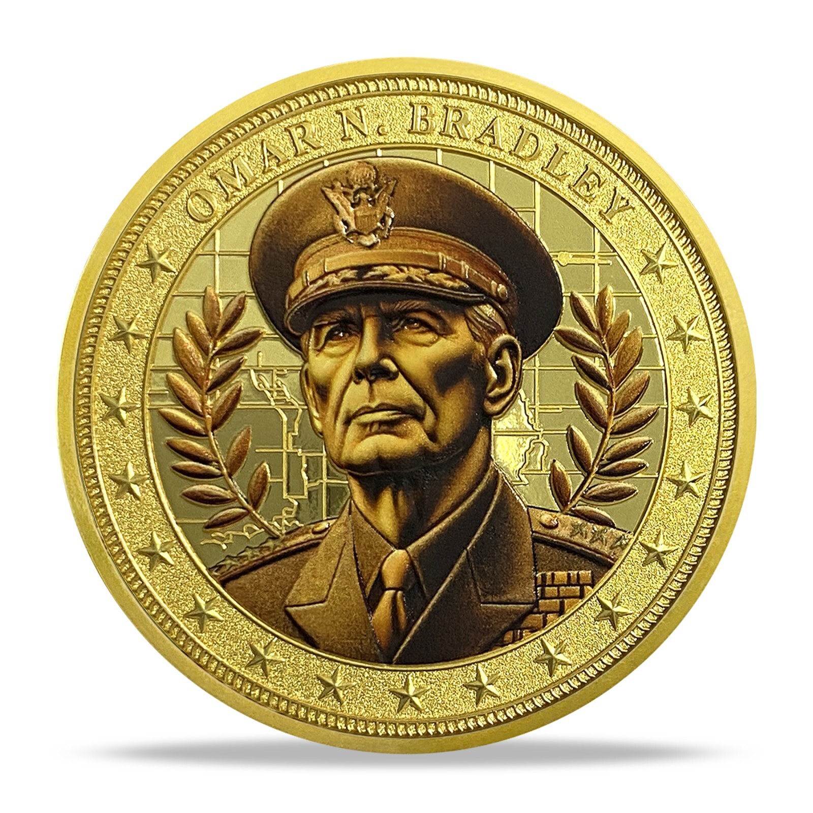 Omar N. Bradley Military Challenge Coin US Thank You For Your Service Coin Gift