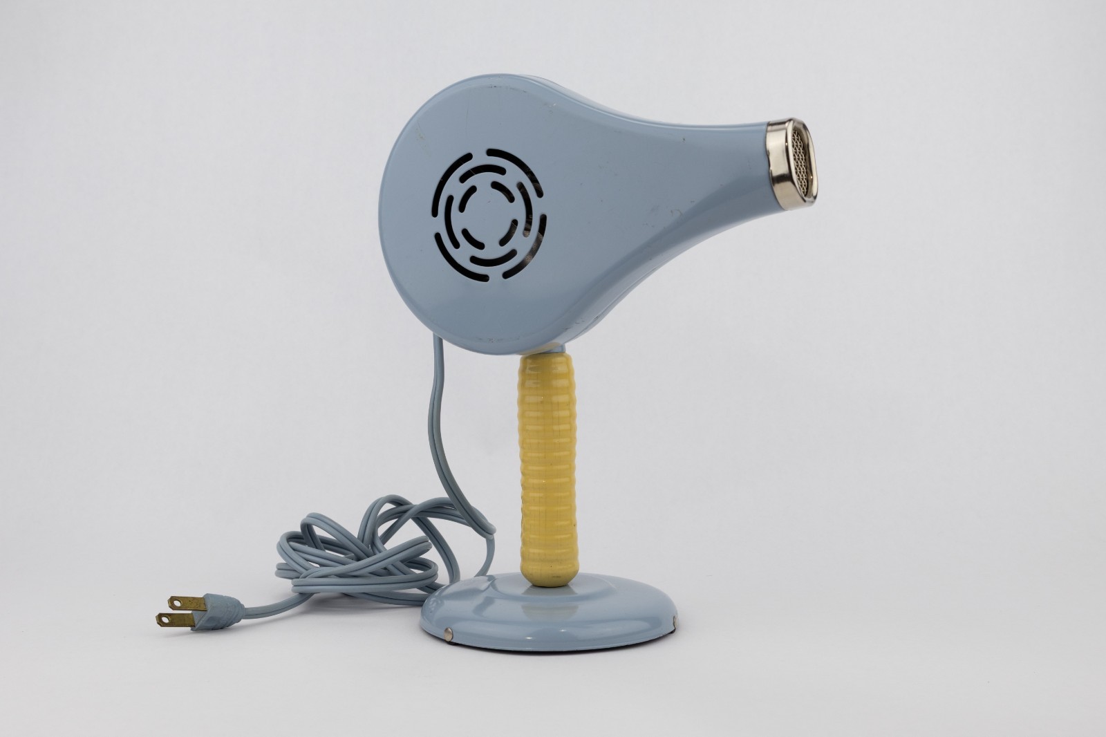 Vintage Handy-Hannah Hair Dryer Model 695 Blue w/ Stand 1950s