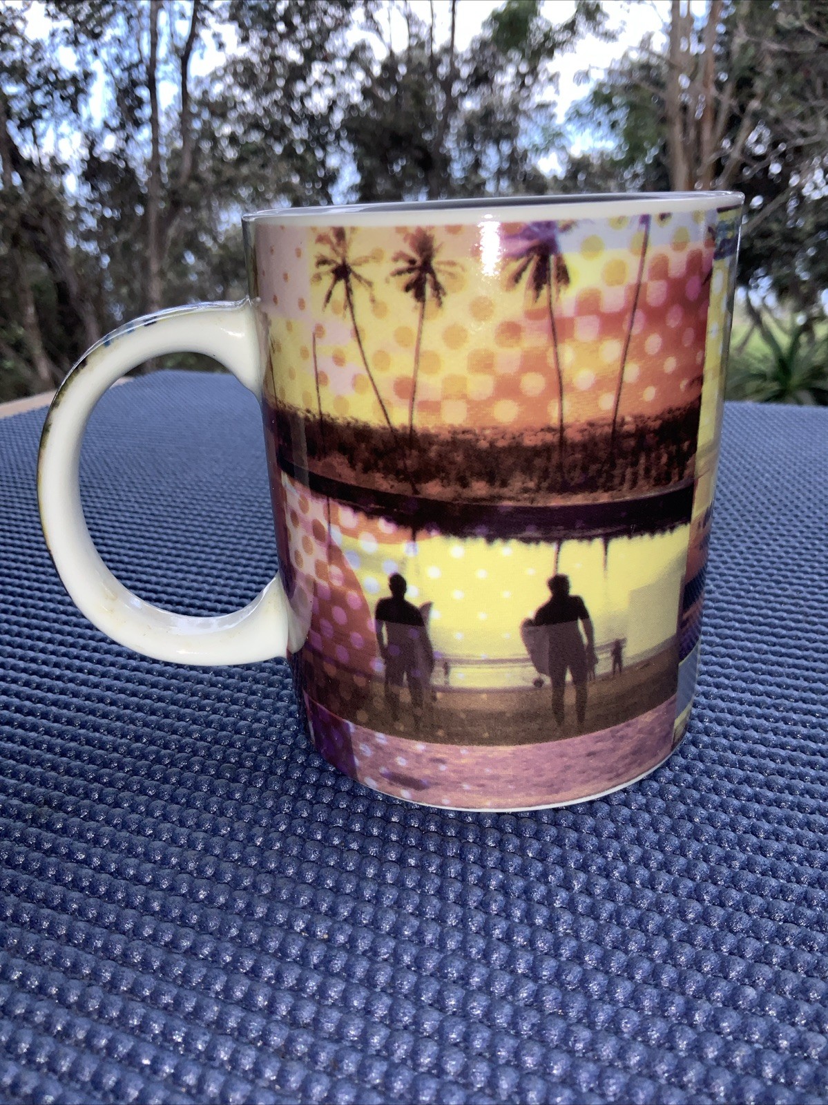 Coffee Cup Island Heritage Surf Montage New In Box Hawaiian Culture Coffee Cup Island Heritage Surf Montage New In Box Hawaiian Culture