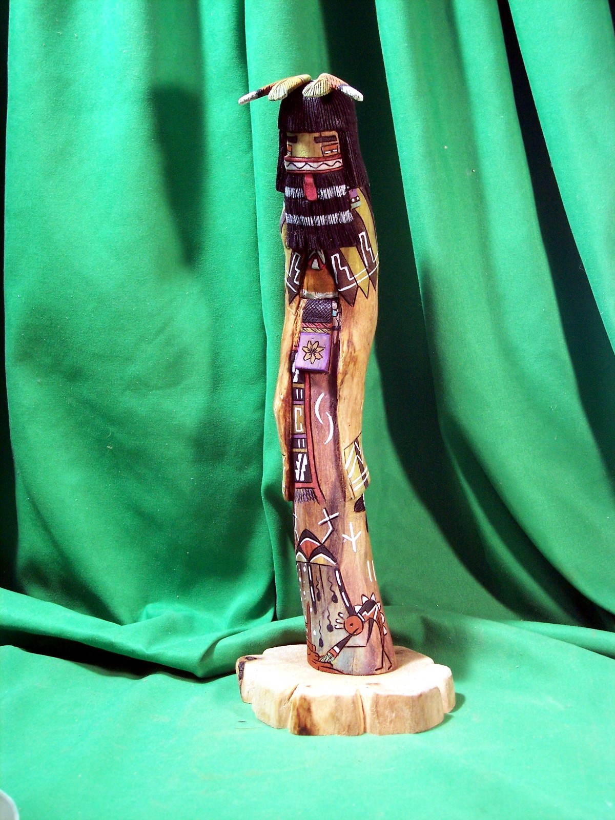 Hopi Kachina Doll - Heoto Kachina by Wally Grover - Beautiful Hopi Kachina Doll - Heoto Kachina by Wally Grover - Beautiful