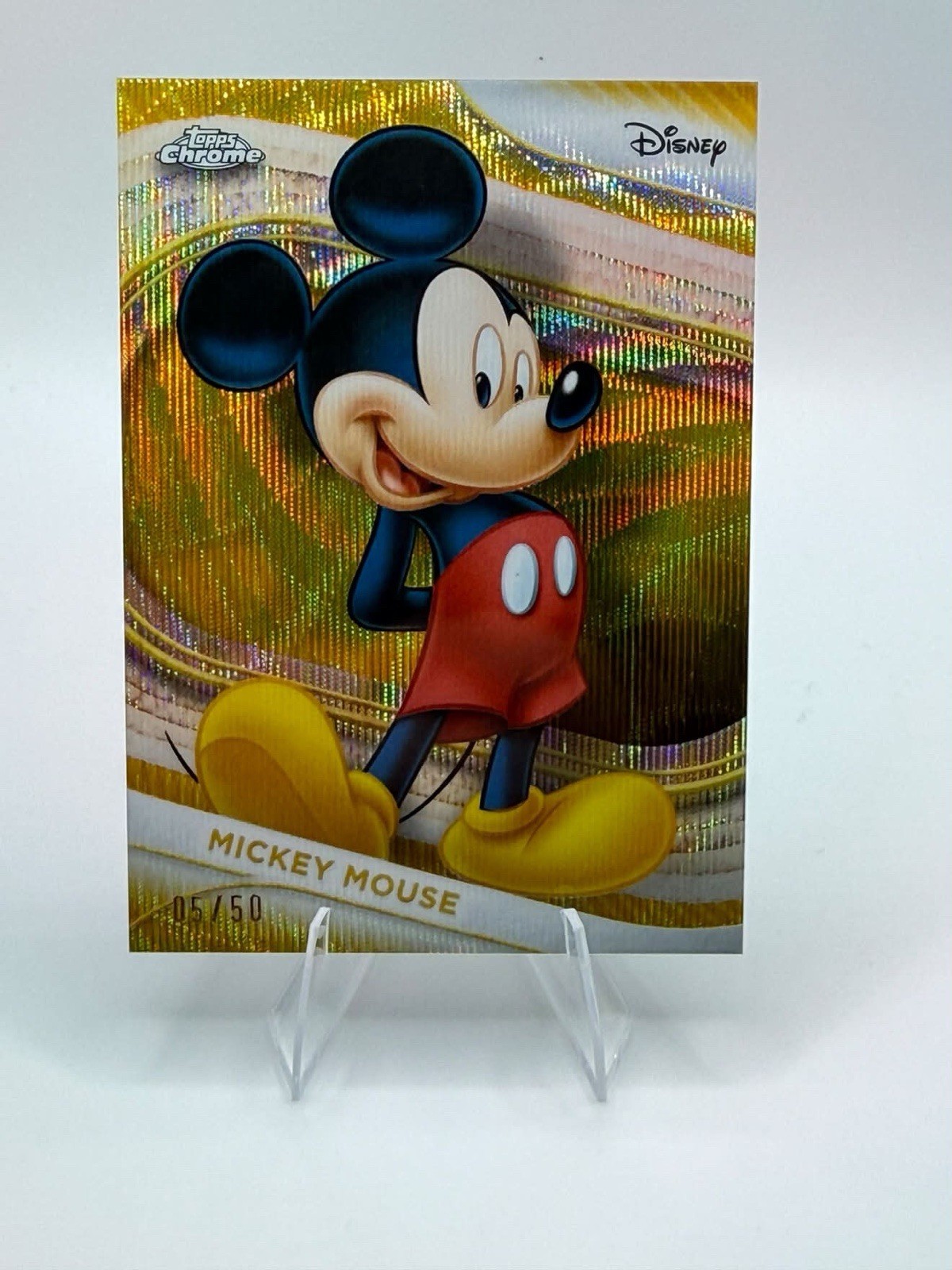 2025 Topps Chrome Disney Mickey Mouse /50 Card # 1 🔥🔥🔥