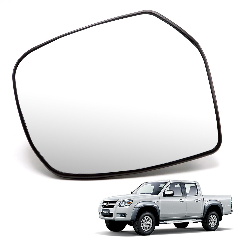 Left Wing Side Mirror Glass With Base Black Fits Mazda Bt-50 Pickup 2006 2011 Left Wing Side Mirror Glass With Base Black Fits Mazda Bt-50 Pickup 2006 2011