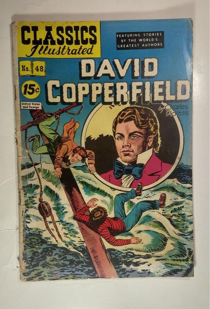 CLASSICS ILLUSTRATED 48 1951 DAVID COPPERFIELD CHARLES DICKENS HRN #87 G/VG  3.0