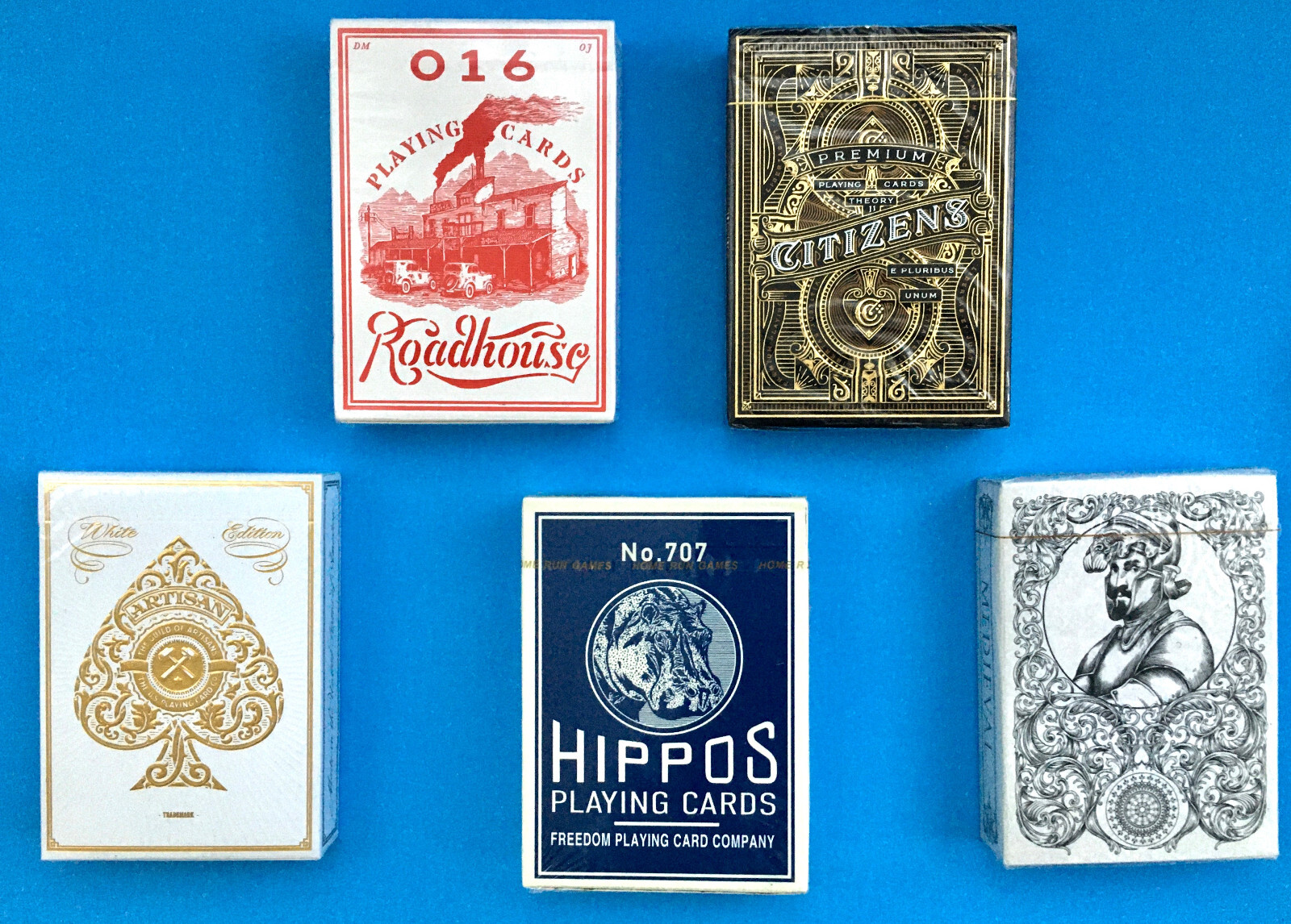 Playing Cards Lot Theory11, Legends, Freedom & Ellusionist, 5 Decks