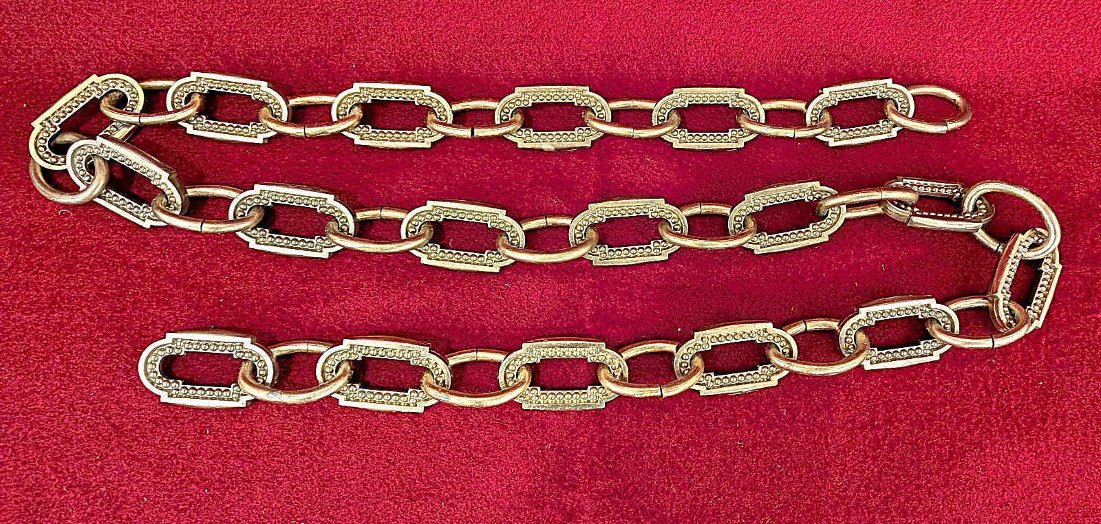 Antique Bronze  Brass chandelier Hanging chain 46 Inches