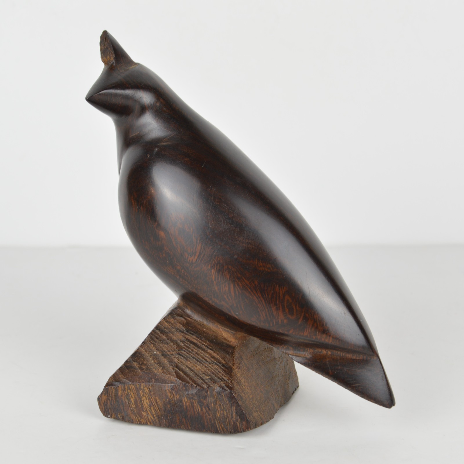 Vtg Hand Carved Ironwood Cardinal Sculpture Figurine Bird Style Folk Art 4.5 in Vtg Hand Carved Ironwood Cardinal Sculpture Figurine Bird Style Folk Art 4.5 in