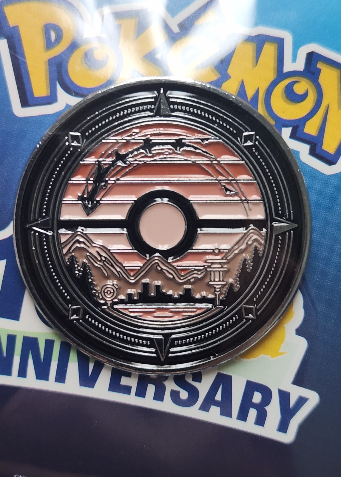 2023 Go Fest Lapel Pin - Ft. Rayquaza - Pokemon Go 10th Anniversary  RARE
