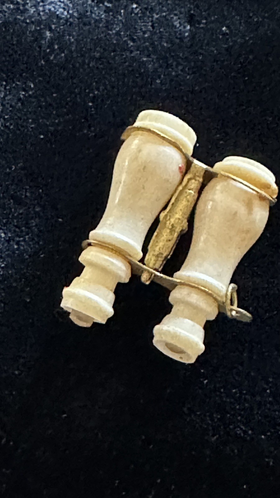 Victorian Stanhope Miniature Binocular Fob