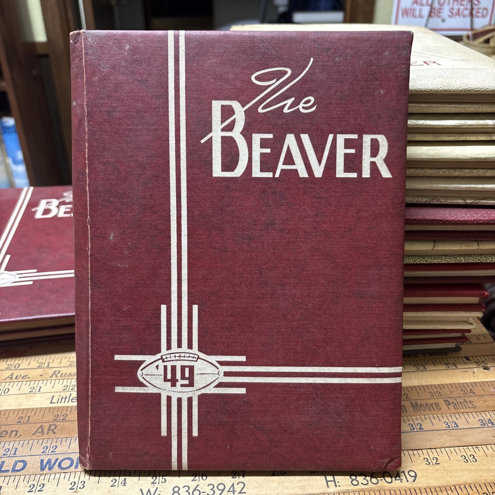  1949 Lakeside High School Yearbook Lake Village Arkansas The Beaver 1949
