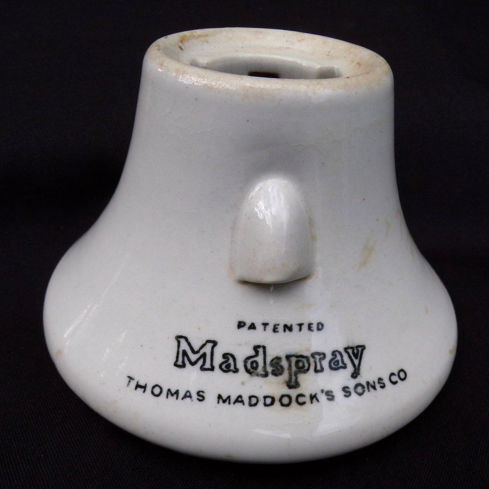 Vintage Ceramic Shower Head Thomas Maddock\'s Sons Trenton NJ 100+ years